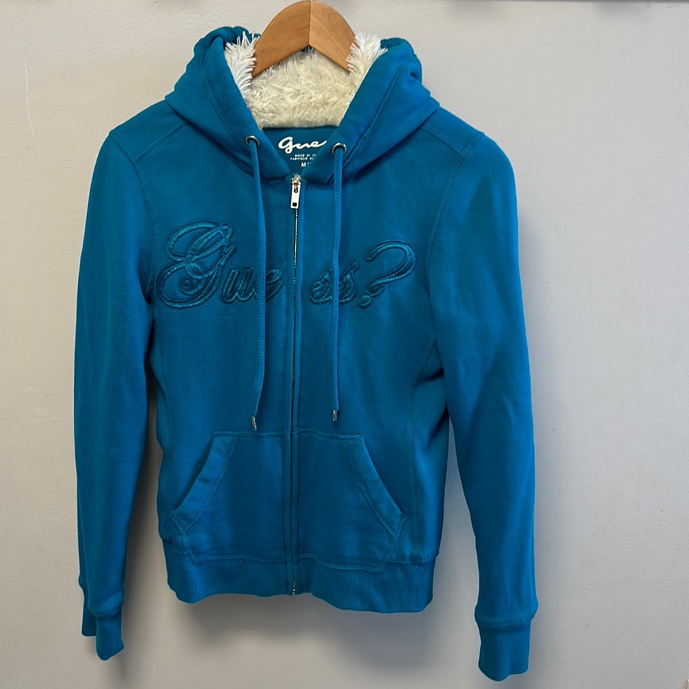 Guess Lined Hoodie-Size Youth Medium